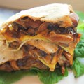 #GreenMondaySA: Cheesy quesadillas with eggplant and mushroom filling