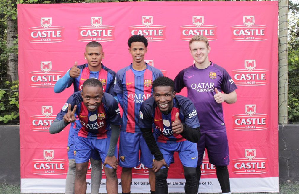 The winning team: Milanos. From top left: Brandon Morris, Lebogang Sekgoto, Dean Harrison, Sibusiso Makhoba and Lucy van Herdeen