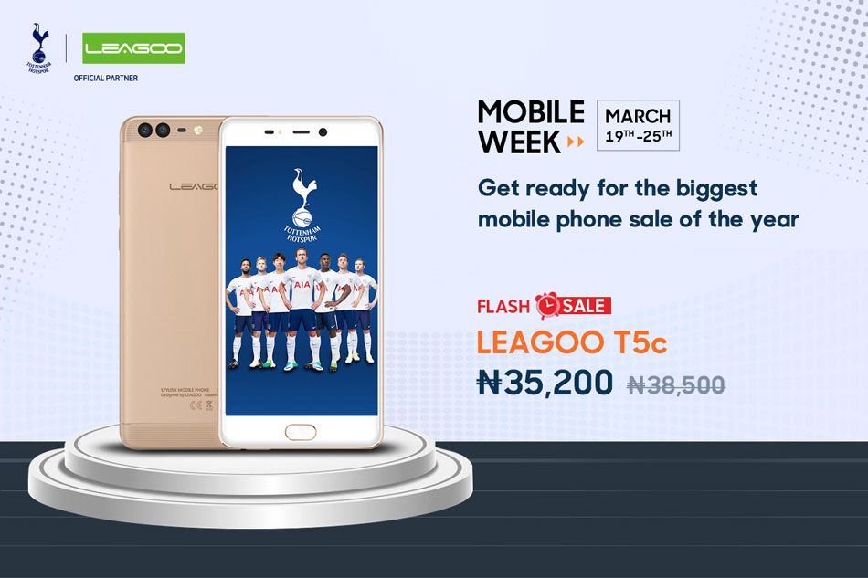 LEAGOO T5c available in flash sales on Jumia Mobile Week for &#8358;38,850