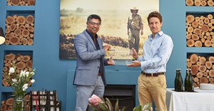Shabeer Jhetam, CEO of The Glass Recycling Company and James Peech, Managing Director of The Peech Hotel