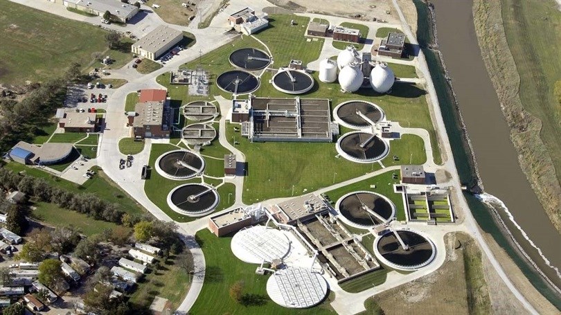 A water treatment plant