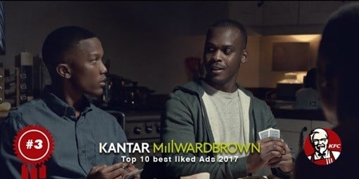 South African consumers vote Vodacom and KFC into top 10 best-liked ads