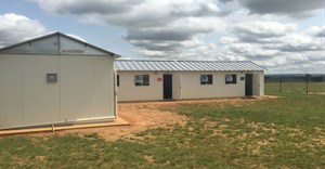 The two new classrooms built at Ubuhle Christian School.
