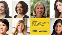 Folio: 2018 class of Top Women in Media. © .