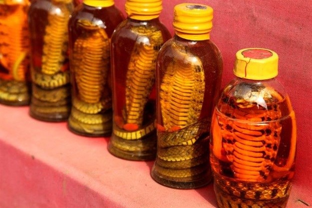 Snake oil. Photo: Jeremy Weate via Wikipedia (CC BY 2.0).