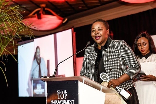 Top Empowerment Business Leader of the Year Award winner Poppy Khoza, South African Civil Aviation Authority