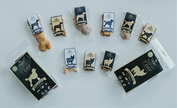 Natural, healthy dog treats to your door with Wolf and Women