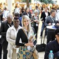 Exhibitors lines up to meet with Buyers from all over the world for a Speed Networking session today. (Image Supplied)