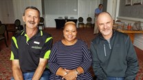 L-R: Dewald Nieman, Eastern Cape Chapter Chairperson; Nelson Mandela Bay Tourism CEO, Mandlakazi Skefile and SATSA Chief Executive Officer, David Frost at the recent Eastern Cape chapter meeting and conference venue site inspections.