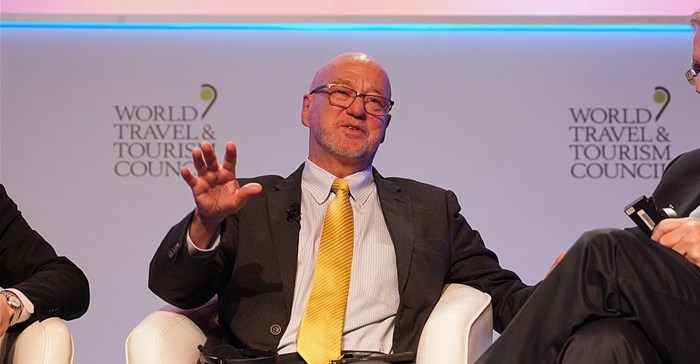 World Travel & Tourism Council via  - Minister of Tourism, Derek Hanekom at the World Travel and Tourism Council's Global Summit in Buenos Aires.