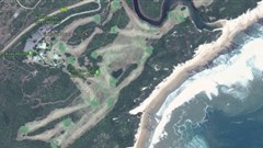 The area where Sun International’s popular Fish River Sun resort used to be has been claimed by three communities. Image from