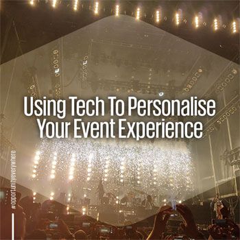 Using technology to personalise your event experience