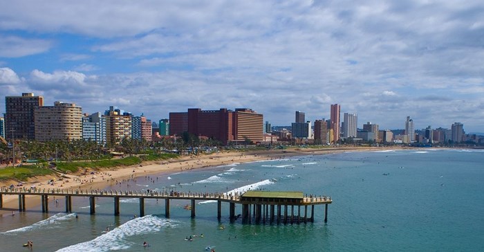 Image via  - Skyline of Durban.