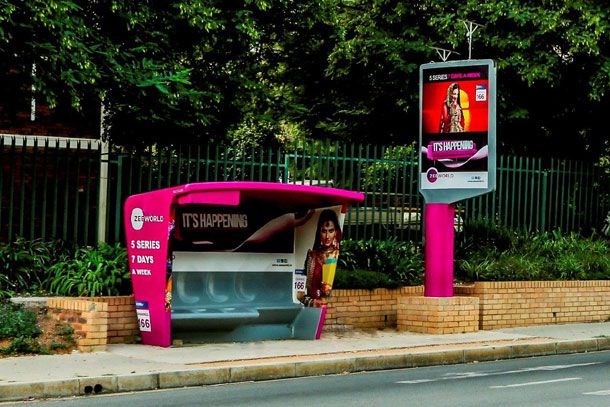 Zee World bus shelter campaign creates industry hype