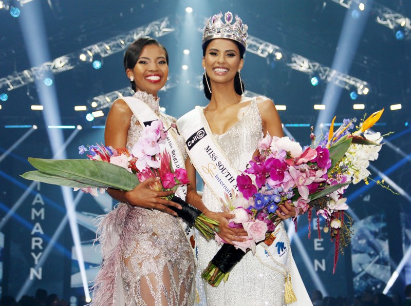 Thulisa Keyi - Miss World South Africa, Tamaryn Green - Miss South Africa 2018