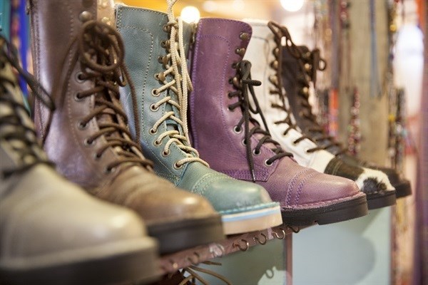 Lace-up boots from Mint. Image credit: Bay Harbour Market