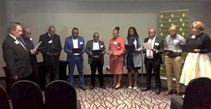 IREM swears in internationally certified commercial property managers n Joburg. CPM instructor Fred Prassas also pictured here.
