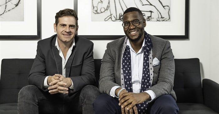 Mike Sharman, Retroviral co-founder, CEO and chief creative strategist and Shaka Sisulu, entrepreneur and founder of digital and social media agency Plum. Image supplied.