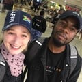 Publicis Johannesburg's Kaylee Germann and Prince Zwane, leaving for Cannes to take part in the global Young Lions film challege.