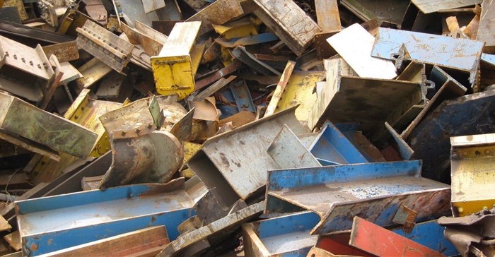 A jumble of steel scrap. Daniel Cooper,