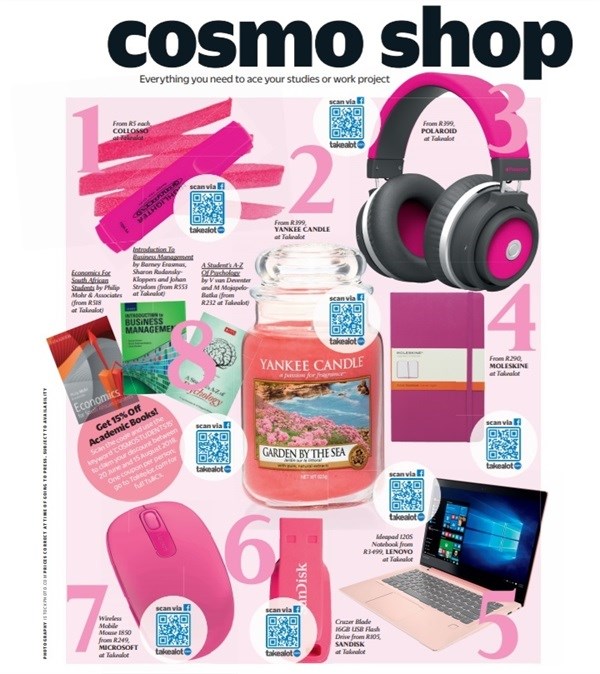 Cosmo teams up with Takealot for shoppable July issue