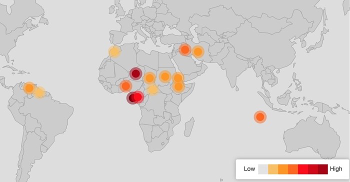 How to gain insight into the impact of internet disruptions (with a map)
