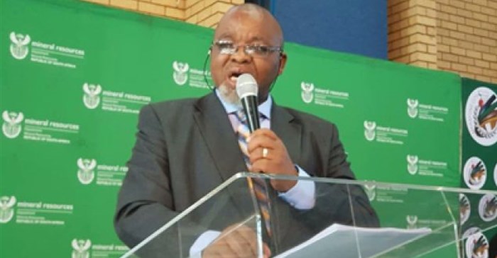 Mineral Resources Minister, Gwede Mantashe. Photo: