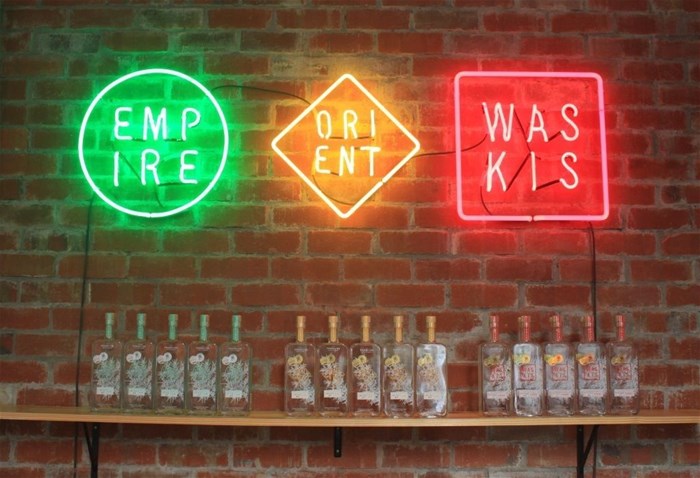 The empire, orient and waskis spirits.