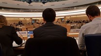 Members of Stop Funding Hate were invited to the United Nations in Geneva to talk about the role of business in tackling xenophobia. © .
