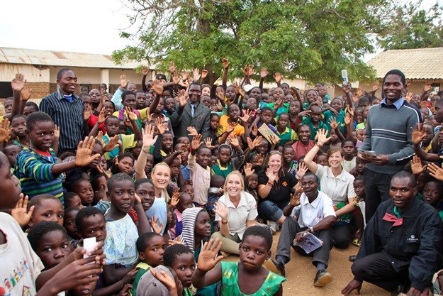Carla Geyser of Blue Sky Society Trust led South Africa’s first all-women expedition from South Africa to Kenya in 2016. The Journeys with Purpose: Elephant Ignite Expedition brought together 13 women who embarked on a 100-day journey to Kenya, raising funds for anti-poaching efforts. The team is pictured here with children at Linyangwa School in Malawi.