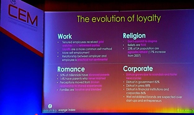 #CEMAfrica2018: Why customer loyalty is becoming a thing of the past and what to do about it