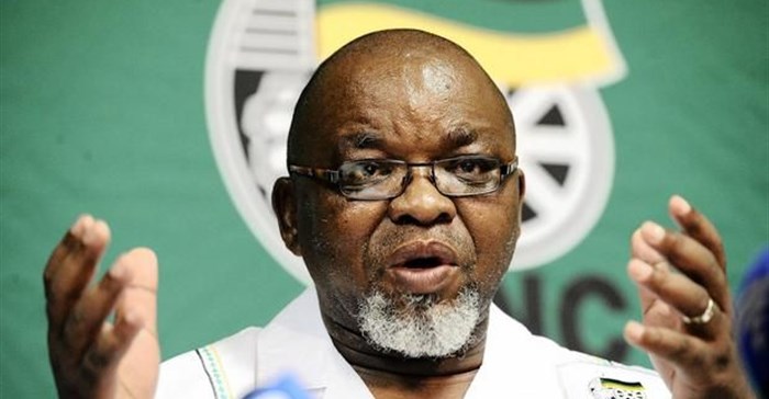 Gwede Mantashe, minister of mineral resources