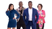 'Presenter Search on 3' judges Jeannie D, Sbusiso Kumalo, DJ Fresh and Patience Stevens.