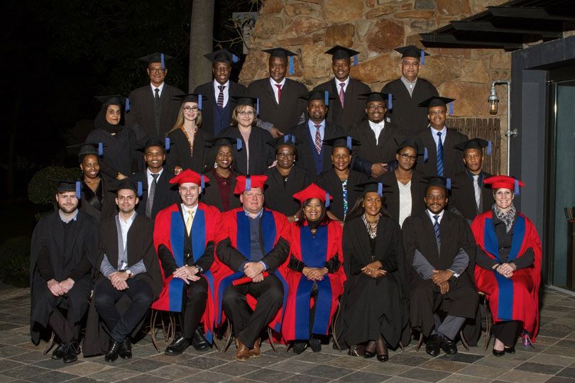 Course presenters with the Incubation Governance and Management Development Programme (IGMDP) delegates at the graduation ceremony at Diep in die Berg, Pretoria.