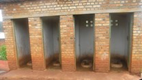 Pit latrines. Image by SuSanA Secretariat,