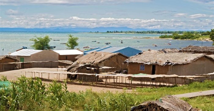 Lake Malawi village.