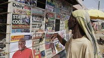 A newsstand in Ghana's capital, Accra, in 2016. Attackers abducted and beat a reporter for the Ghana News Agency on August 27 over his critical coverage of an opposition politician in Bawku. Credit: AP/Sunday Alamba/CPJ.