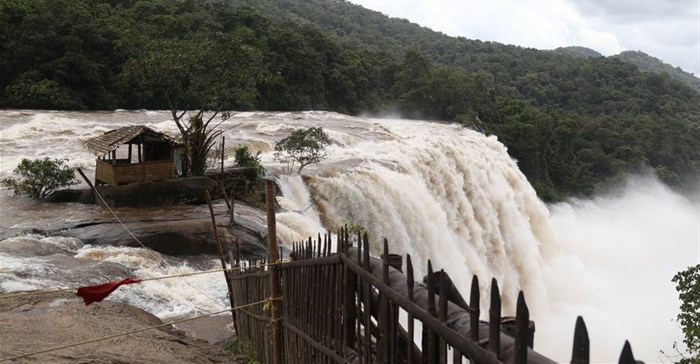 Heavy rainfall recently devastated large swathes of Kerala, India. Prakash Elamakkara/EPA