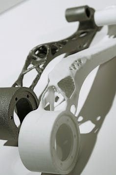 3D printed lightweight titanium cabin components for passenger aircraft made using selective laser melting. Centre for Additive Manufacturing, University of Nottingham, 2018,