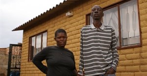 Victor Zuma and his wife Beverly Msibi lost their home after it was repossessed over a R6,000 outstanding debt. Archive photo (2015) by Ciaran Ryan