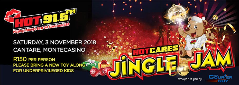 Hot 91.9FM presents Jingle Jam 2018! The groovy old-skool party!