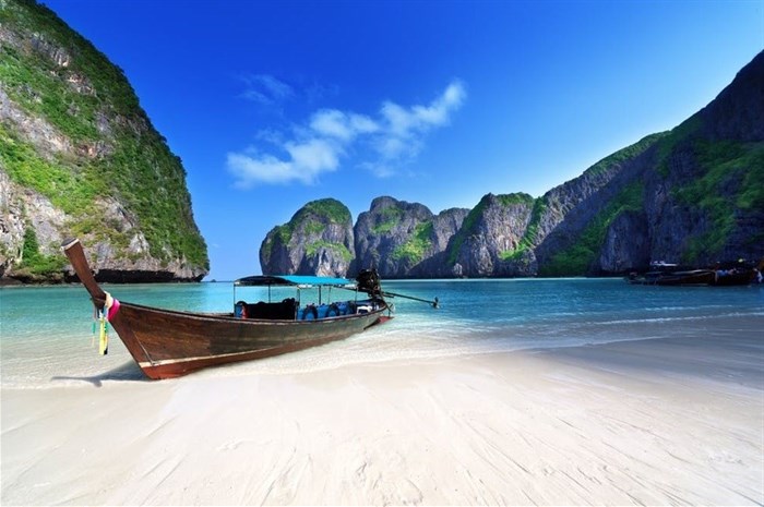 Up to 6,000 people were visiting Maya Bay every day before it was closed to tourists.