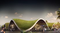 PDG Architects designs monolithic green roof for Antalya bazaar