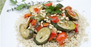 GreenMondaySA: Ratatouille with quinoa