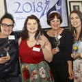Winners image supplied. Left to right: 2018 Galliova Awards winners – Abigail Donnelly (Broiler Champion), Liezl Vermeulen (Up-and-Coming Food Writer), Salomé Delport (Health Writer), and Margie Els-Burger (Egg Champion). 2018 Galliova Food Writer Justine Kiggen (absent).