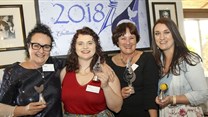 Winners image supplied. Left to right: 2018 Galliova Awards winners – Abigail Donnelly (Broiler Champion), Liezl Vermeulen (Up-and-Coming Food Writer), Salomé Delport (Health Writer), and Margie Els-Burger (Egg Champion). 2018 Galliova Food Writer Justine Kiggen (absent).