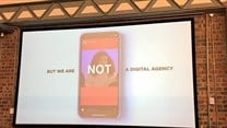 Brad Reilly of Network BBDO's presentation at the Red & Yellow School's #DigitalAgencyShowcase. Image via Shae Leigh of Red & Yellow School .