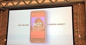 Brad Reilly of Network BBDO's presentation at the Red & Yellow School's #DigitalAgencyShowcase. Image via Shae Leigh of Red & Yellow School .