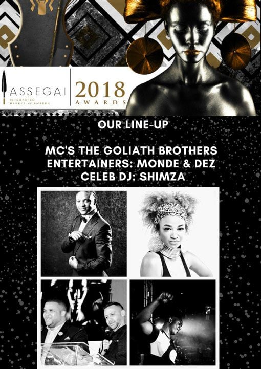 Assegai Awards 2018 - Come celebrate greatness with us