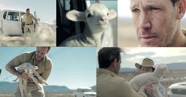 Screen grabs from the ad.